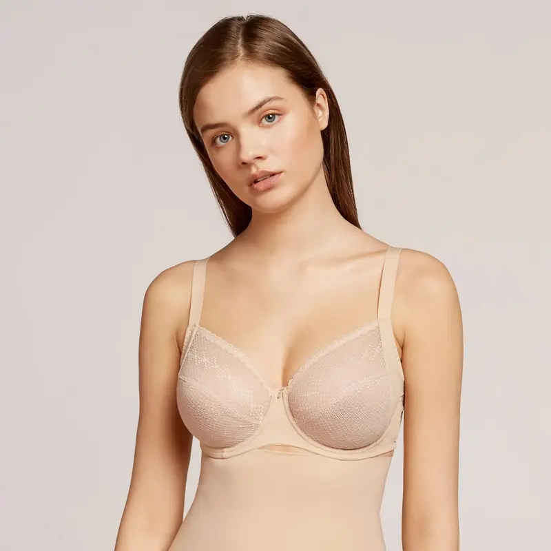 1/0364 F - Reggiseno massima sostegno senza imbottitura in coppa F