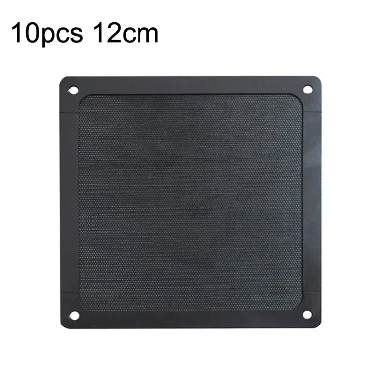 10pcs 12cm Punching Magnetic Suction PVC Cooling Fan Dust Net Desktop Computer Industrial Fan Filter Cover