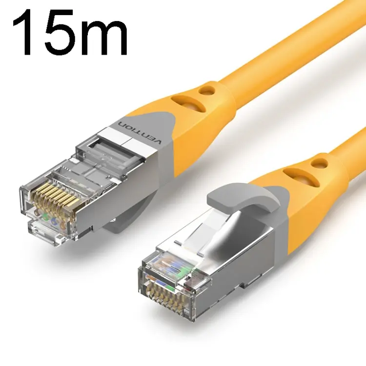 15m CAT6 Gigabit Ethernet Double Shielded Cable High Speed Broadband Cable