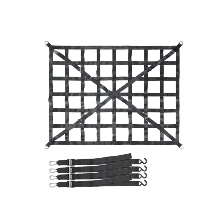 167x127cm Truck Bed Cargo Net Pickup Bed Netting Strap