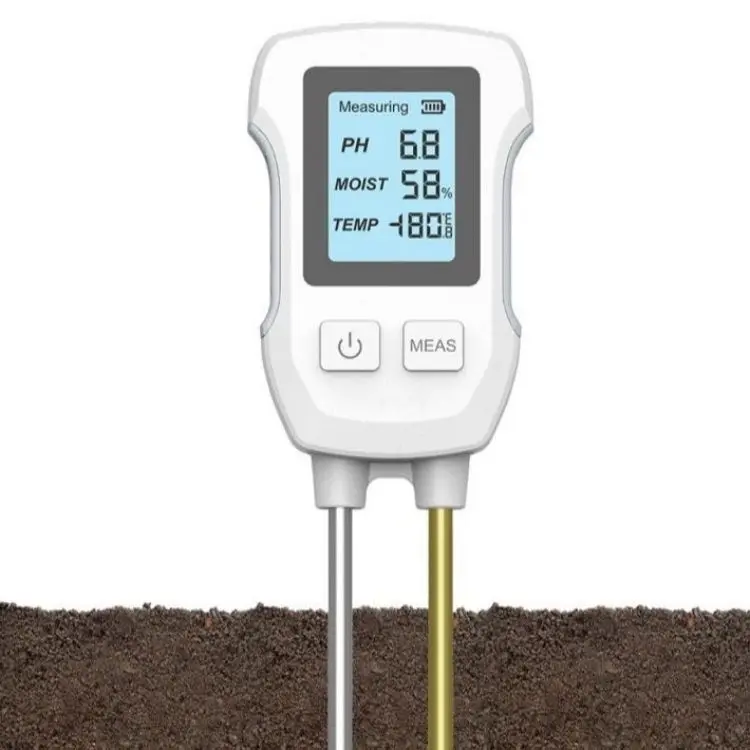 3 in 1 Digital Display Soil Detector, Soil Moisture, Temperature, PH