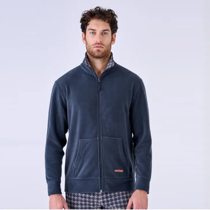 3314G - Giacca da uomo in pile con zip