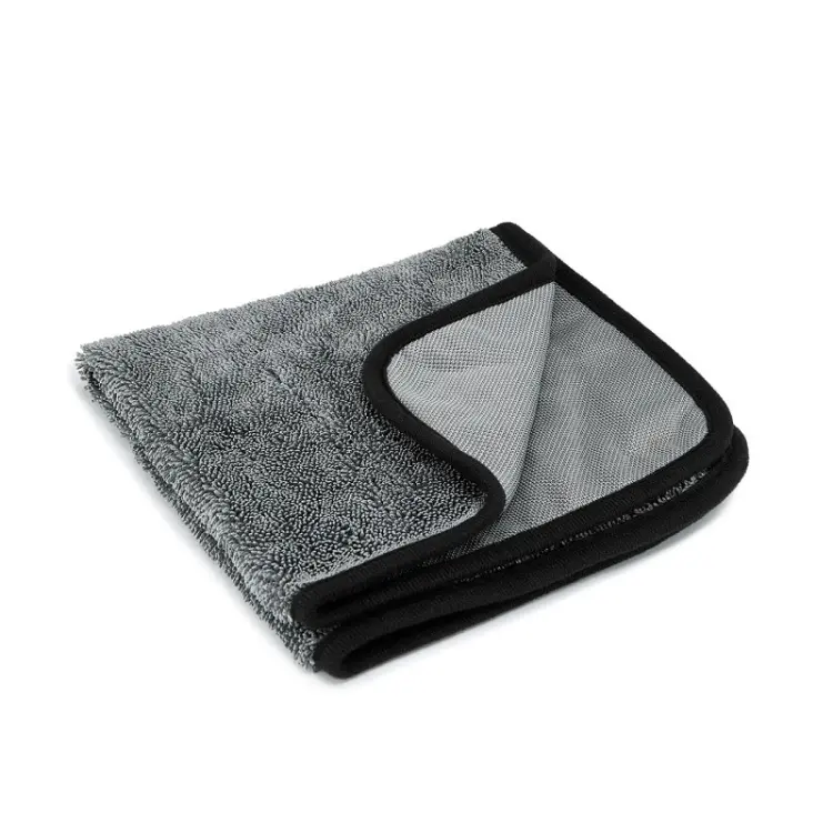 40x40cm Thickened Twisted Braid Cloth Absorbent Car Cleaning Towel(Dark Gray 1pcs)