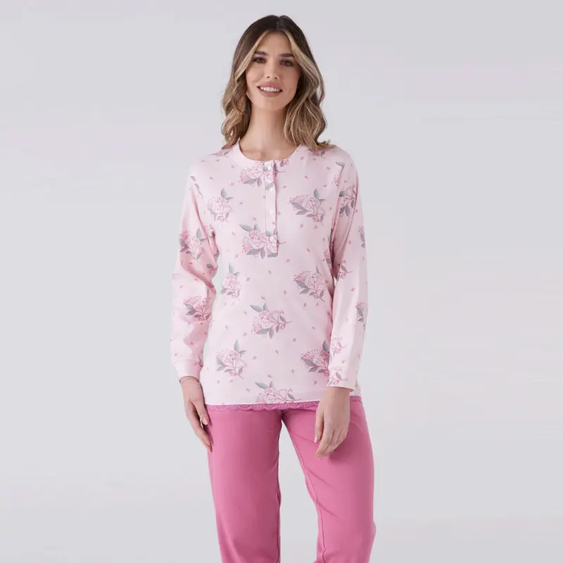 4100L - Pigiama donna serafino