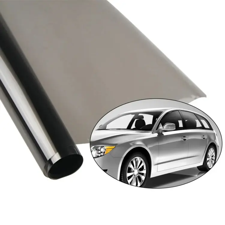 50cm x 3m Car Glass Sun Protection Heat Insulation Solar Translucent Film, Transmittance
