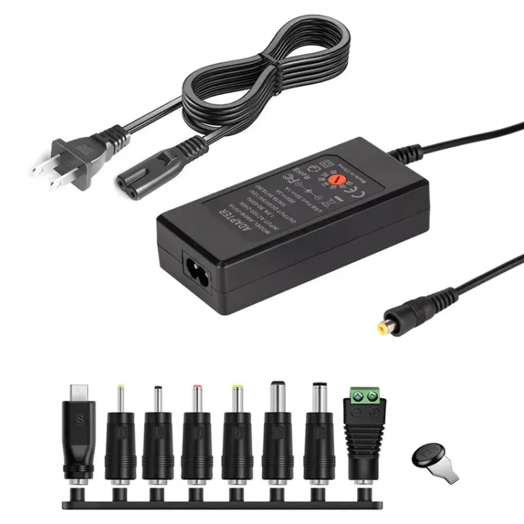 65W 6-20V Adjustable 3A DC Power Adapter Charger, Specification