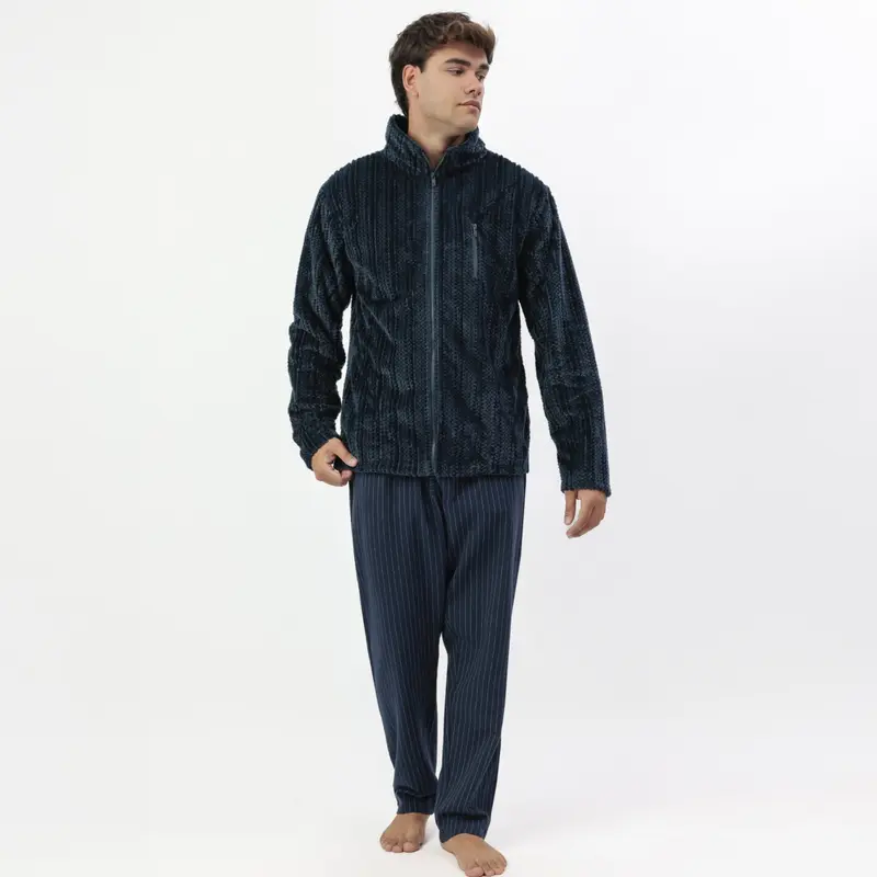 67315-0 - Giacca uomo in coral con zip