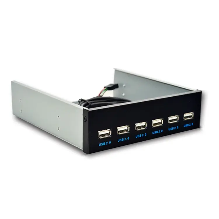 7 Port USB2.0 Optical Drive Bit Front Panel, Style
