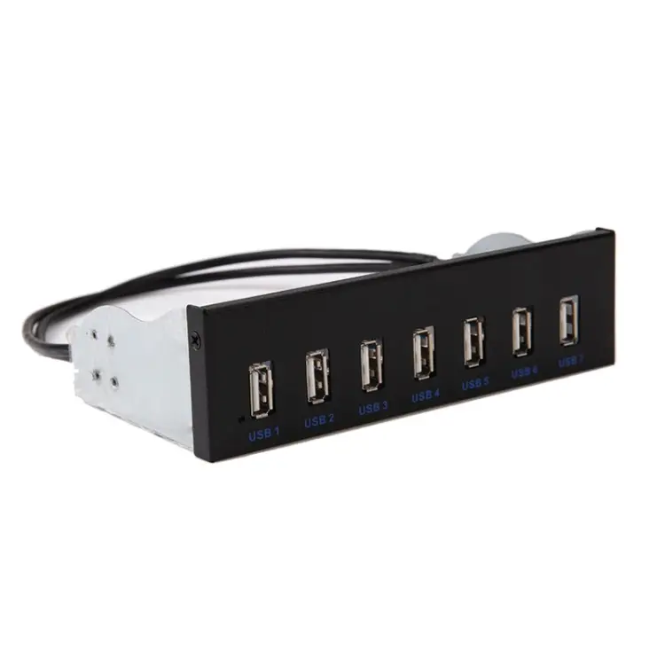 7 Port USB2.0 Optical Drive Bit Front Panel, Style