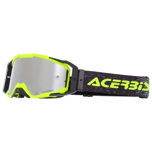 Acerbis Maschera vitrion mirror giallo fluo/nero
