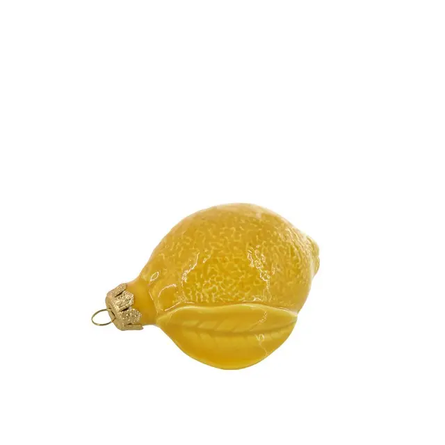 Addobbo per Albero decoro Limone - realizzato a mano Antica scuola di Caltagirone