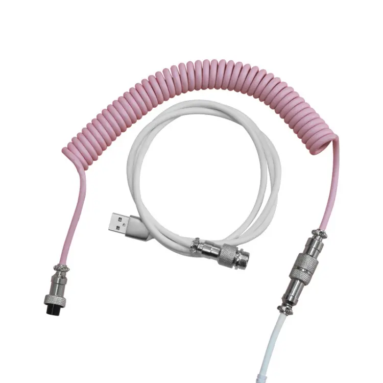 Ajazz AL60 USB To Type-C/USB-C Keyboard Extension Line Single Hole Connector, Cable Length