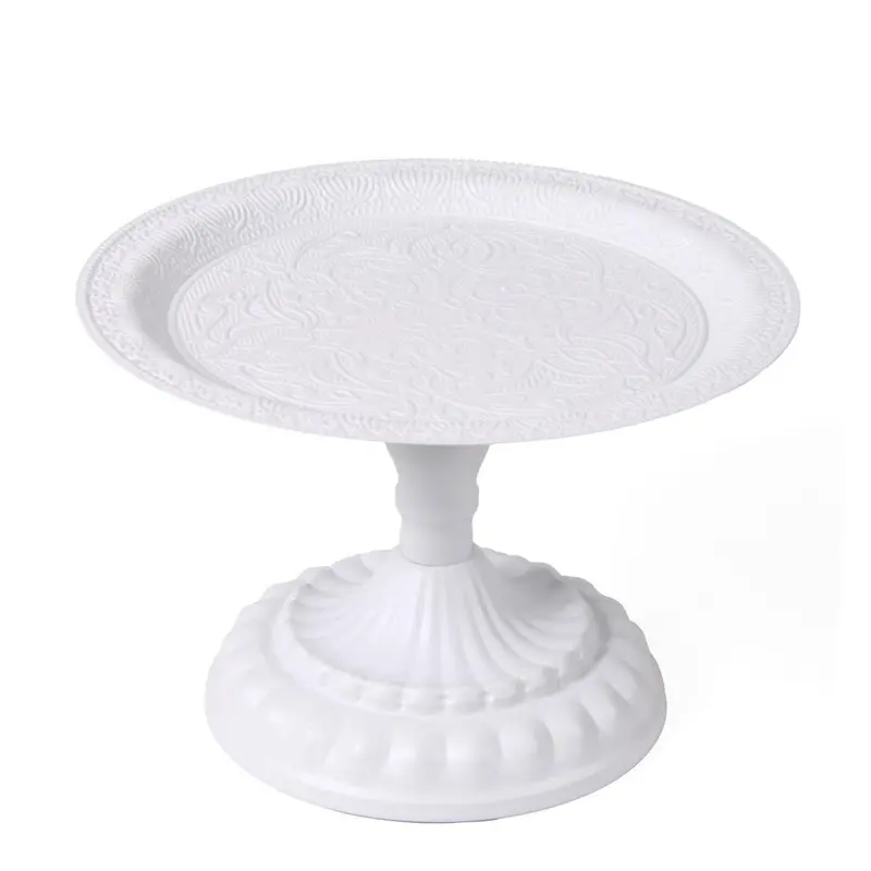 Alzata in metallo bianco Ø22X15