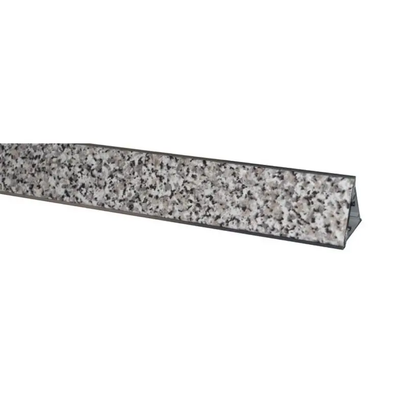 Alzatina triangolare in pvc rivestita in carta colore granito baveno