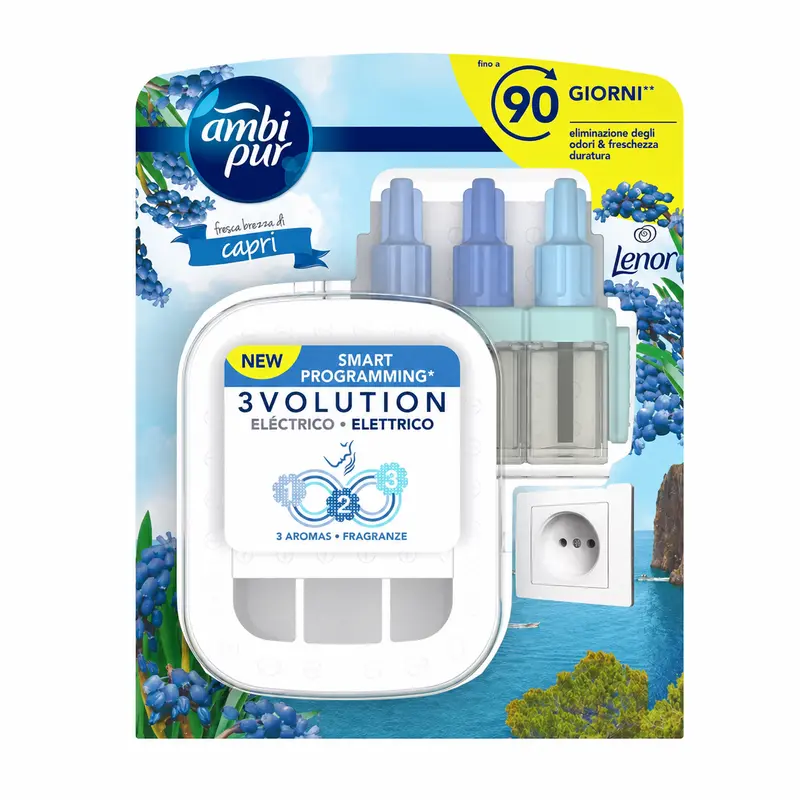 AMBI PUR 3VOLUTION DIFFUSORE + RICARICA LENOR CAPRI