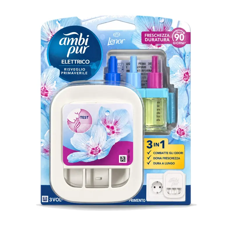 AMBI PUR 3VOLUTION DIFFUSORE + RICARICA LENOR RISVEGLIO PRIMAVERILE
