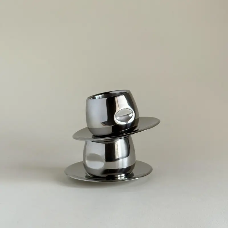 AMC Art Design Coffee Cup and Saucer | Set of 2