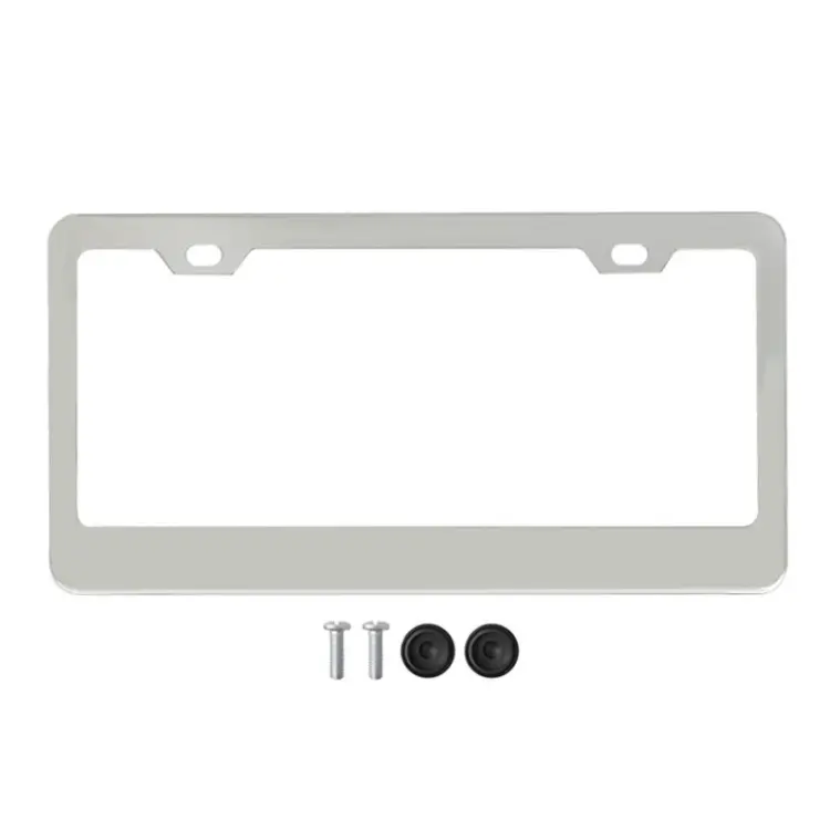 American Standard Aluminum Alloy License Plate Frame Including Accessories, Specification