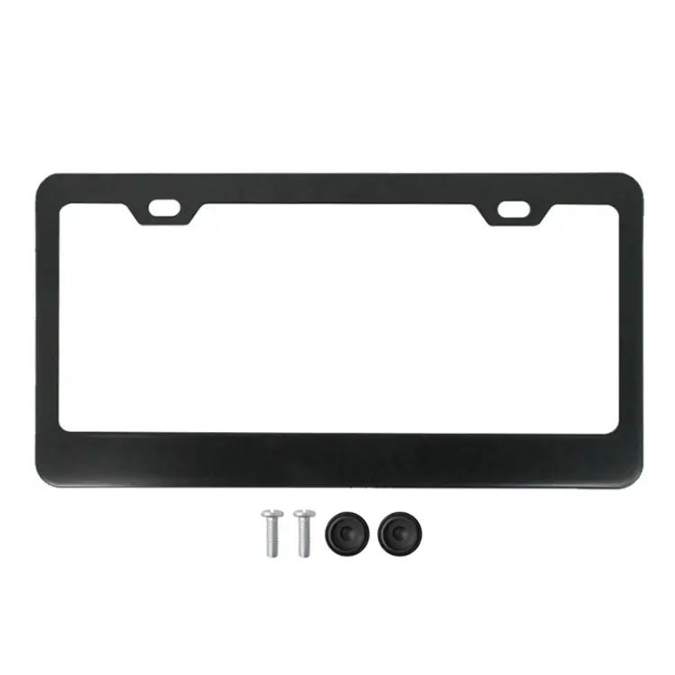 American Standard Aluminum Alloy License Plate Frame Including Accessories, Specification