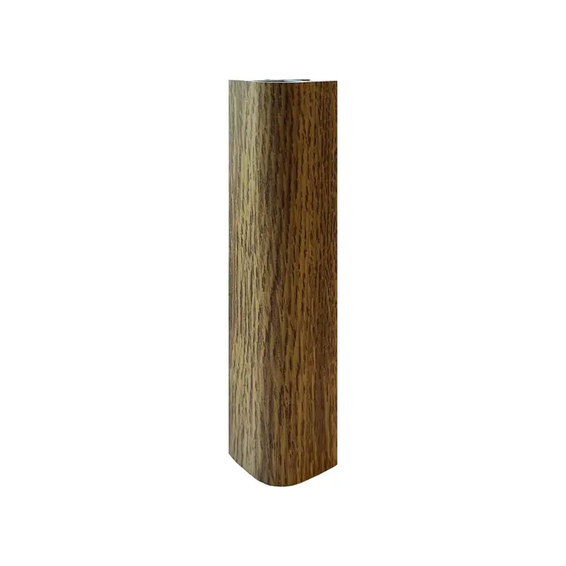 Angolare per zoccolo 90° R12 in rovere H 15 cm.