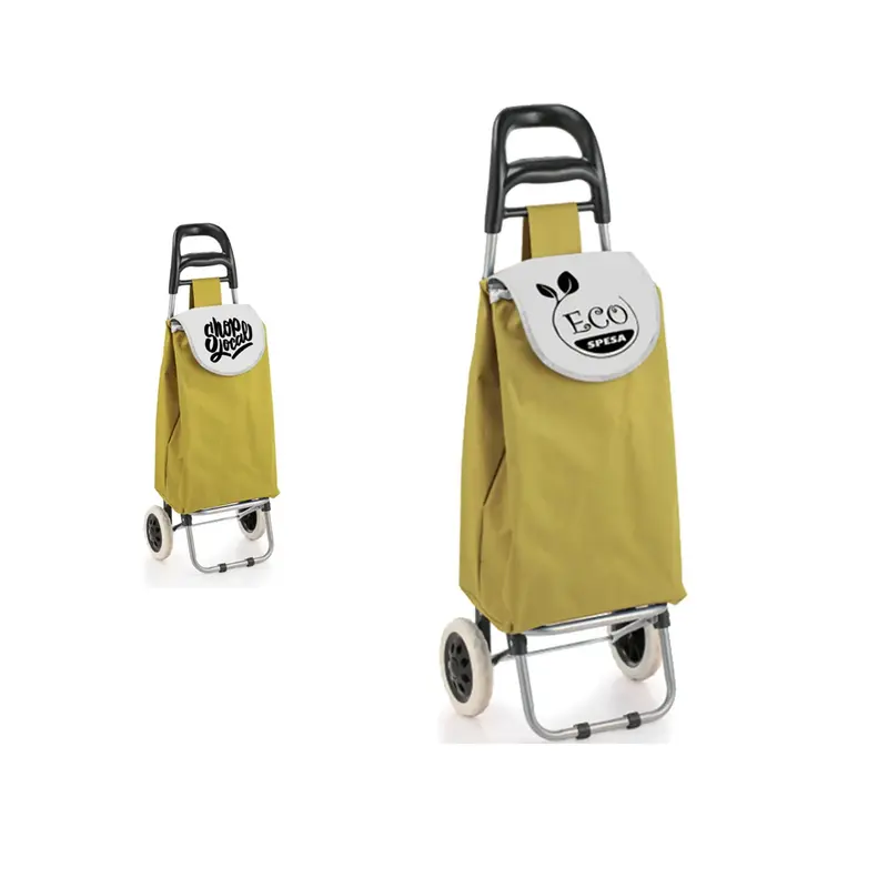 ARBEMA DUNYA CARRELLO PER LA SPESA CM.36X95X27 40L SENAPE