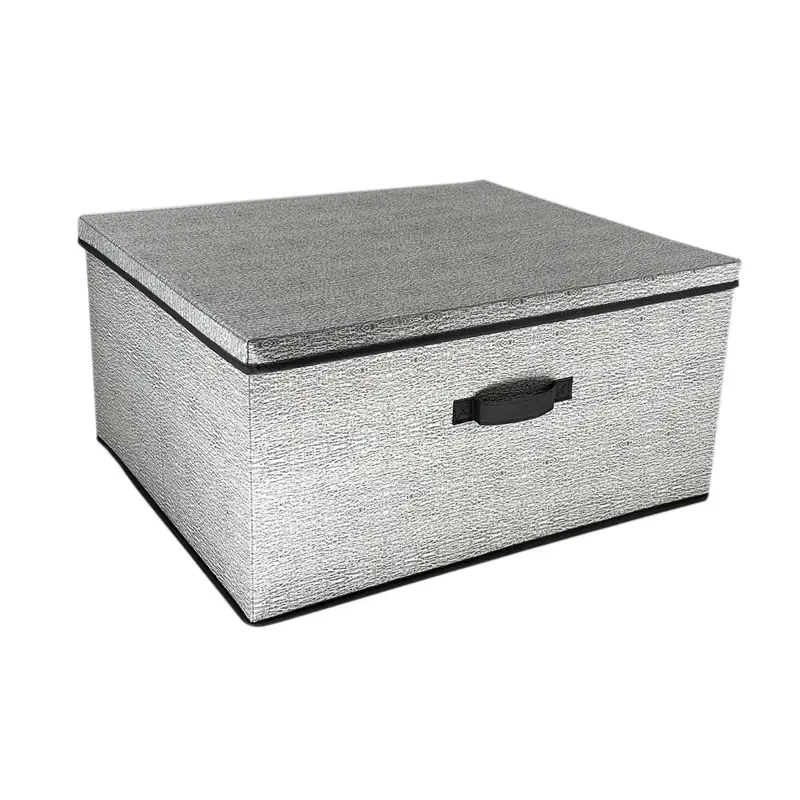 ARBEMA SCATOLA PORTABIANCHERIA CM.60X50X30 GRIGIO MATRIX
