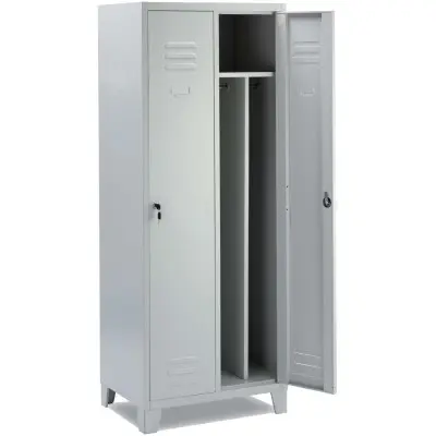 Armadietto sporco/pulito 2 posti Misure H 179,5 x 68,5 x 50 cm
