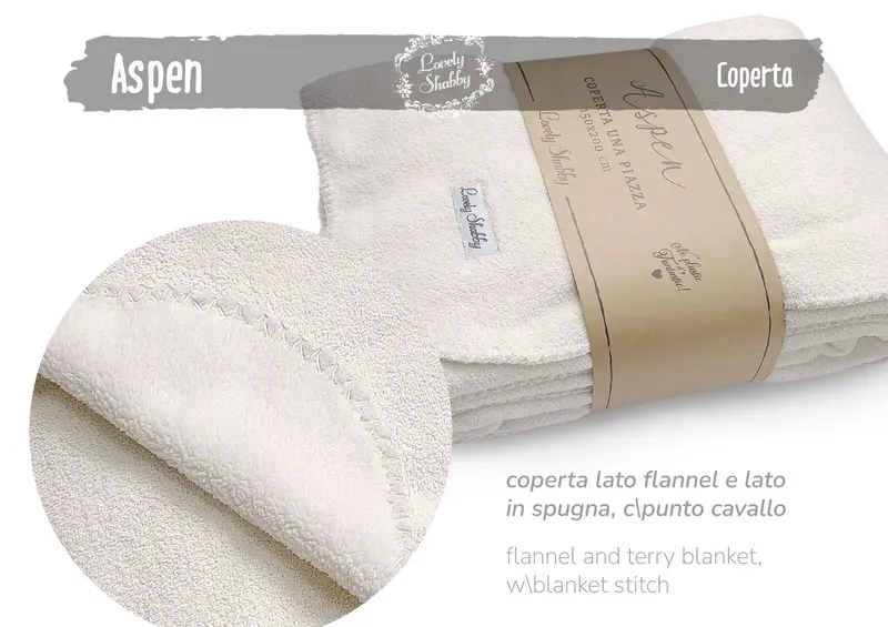 Aspen - Coperta 1 Piazza - 150x200 cm