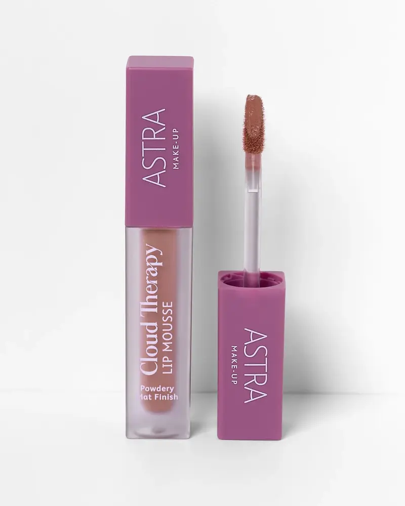 ASTRA MAKE-UP CLOUD THERAPY LIP MOUSSE ROSSETTO LIQUIDO FINISH SOFT MAT 02 LIP TEASE