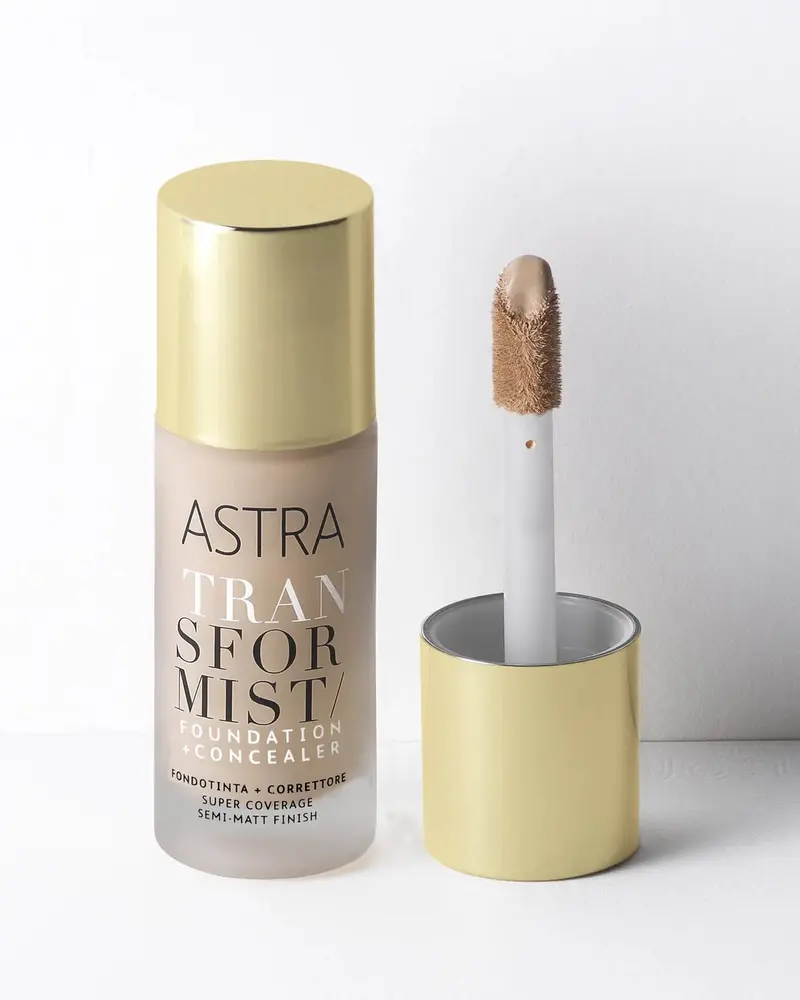 ASTRA MAKE-UP TRANSFORMIST FONDOTINTA + CORRETTORE 001N ALABASTER