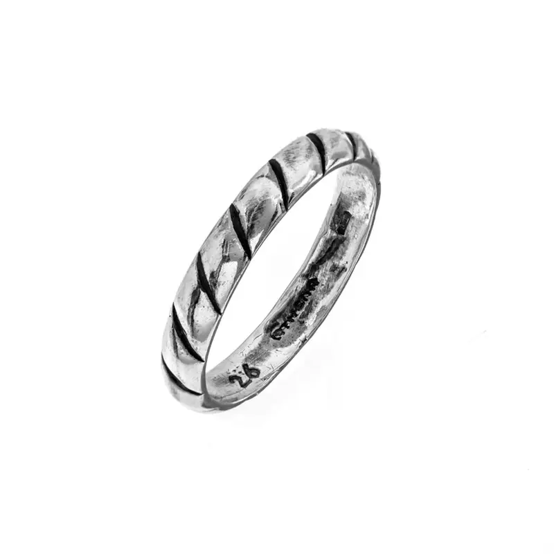 AT1325B - ANELLO UOMO IN ARGENTO 925‰ BRUNITO