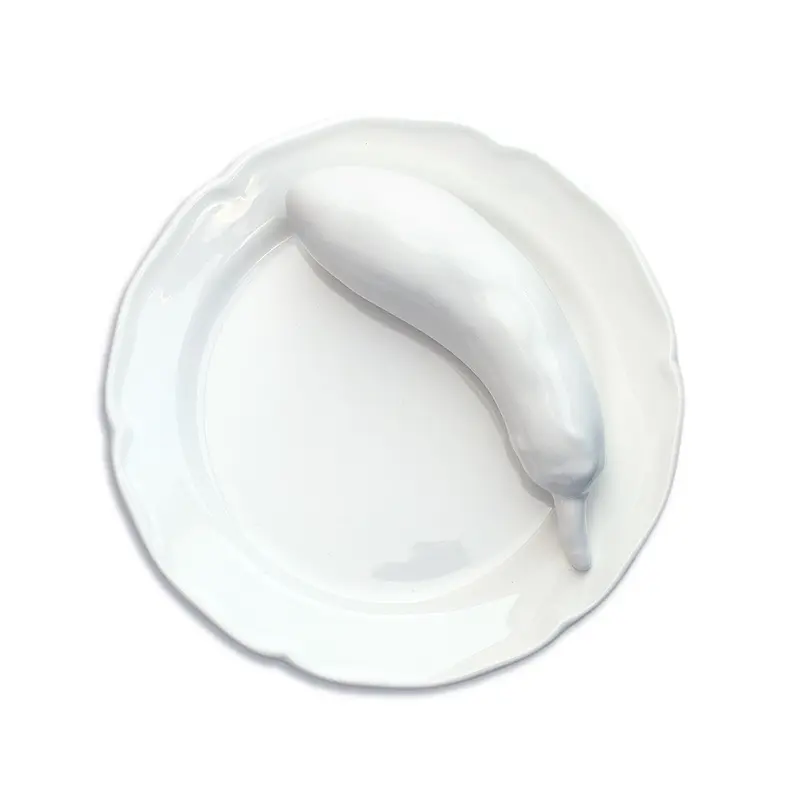 AUBERGINE DESSERT PLATE