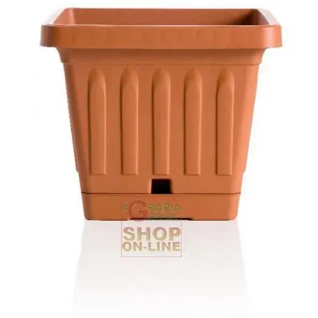 BAMA VASO TERRA COTTO QUADRATO CM.50X50 30404