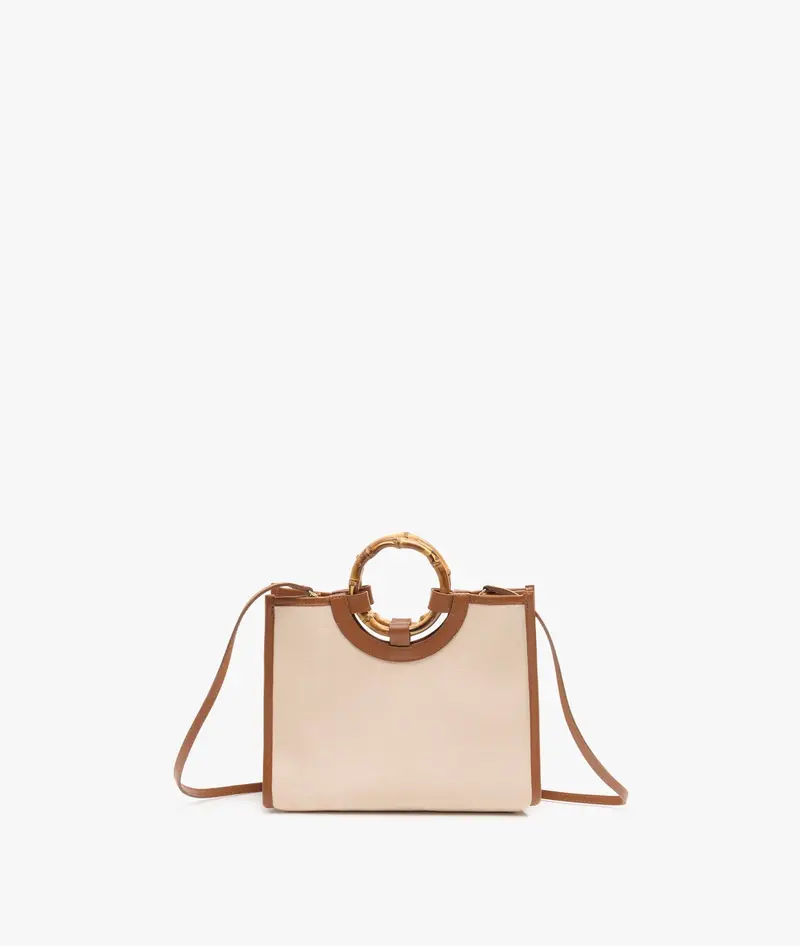 Bamboo Handbag Canvas - Small