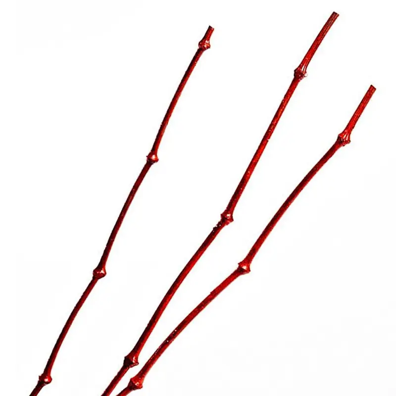 Bambù decorativo rosso H200