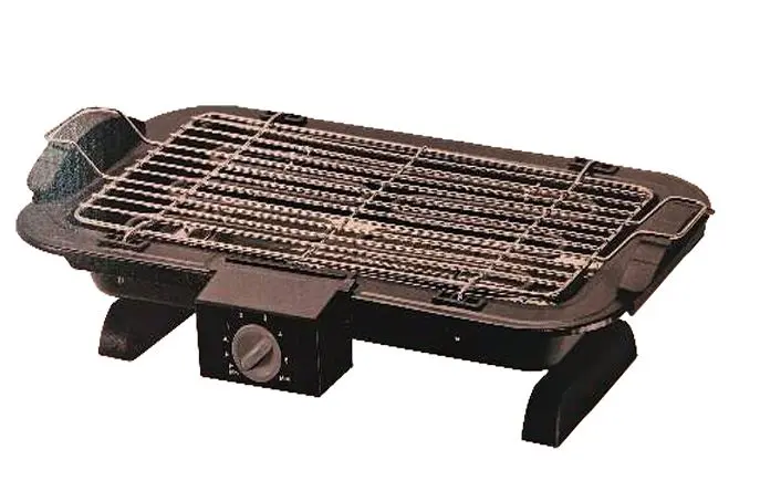Barbecue elettrico da tavolo nero - regolabile Staylux 2200w