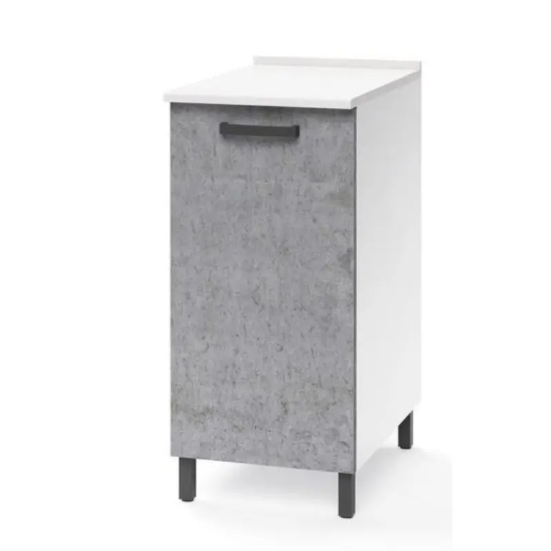 Base cucina con anta 30x50x85H cemento