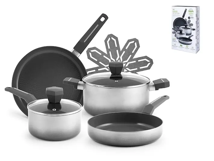 Batteria 8pz antiaderente EvolveH&H