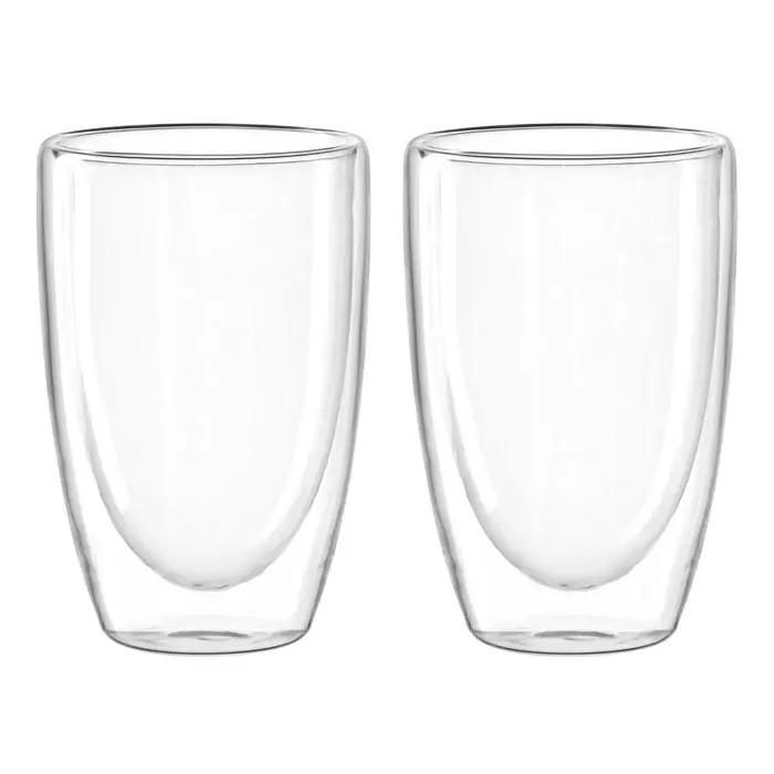 Bicchieri doppia parete set di 2 di 400 ml