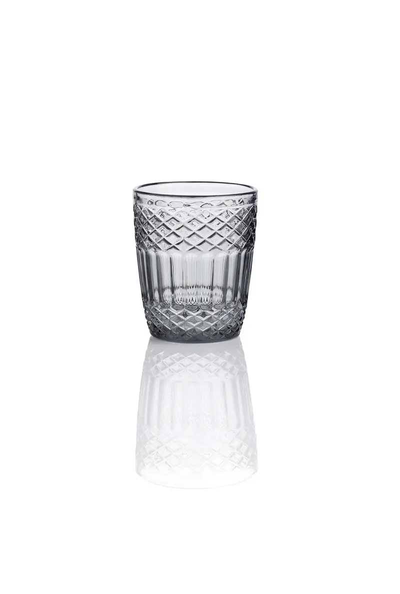 Bicchieri PRAGA 27 cl, confezione 6 pezzi - colore grigio