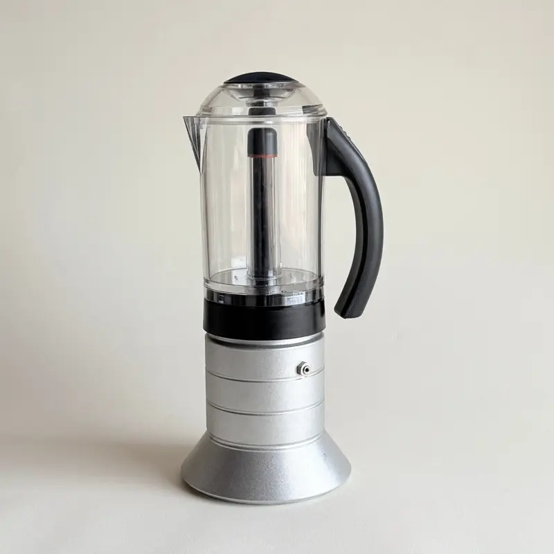 Biesse Silver Coffee Maker I Coffee Maker 2-6 Cups