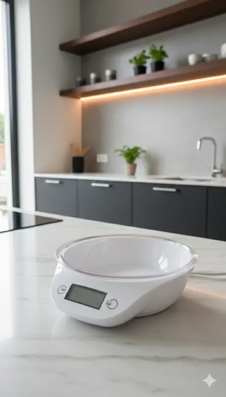 Bilancia Digitale da Cucina con Vaschetta – Max 5 kg | Precisione 1 g