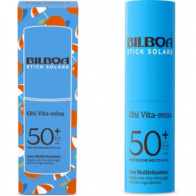BILBOA OHI VITA-MINA STICK SOLARE 10ML SPF 50+ CON MULTIVITAMINA