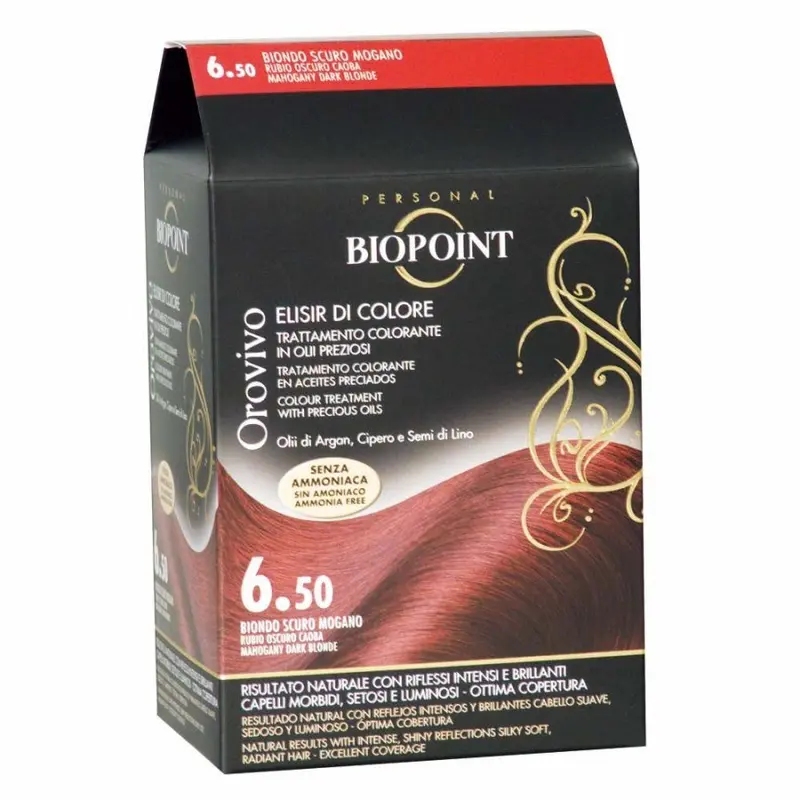 BIOPOINT ELISIR DI COLORE 6.50 BIONDO SCURO MOGANO
