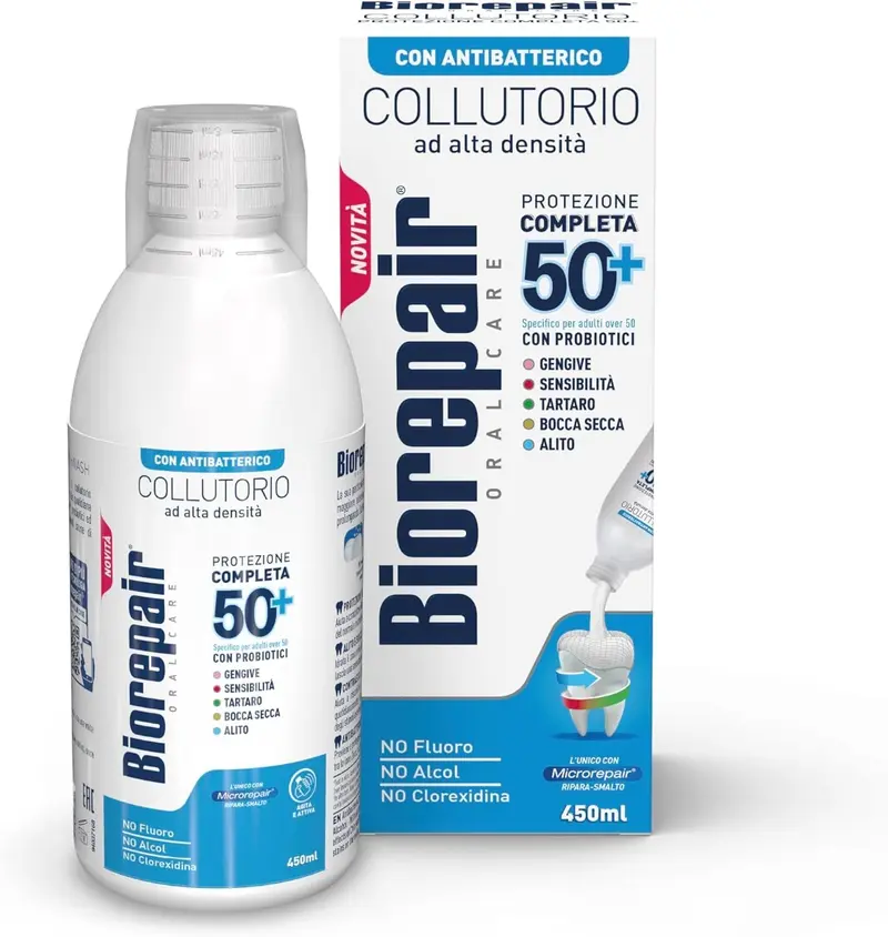 BIOREPAIR COLLUTTORIO 450ML PROTEZIONE COMPLETA 50+