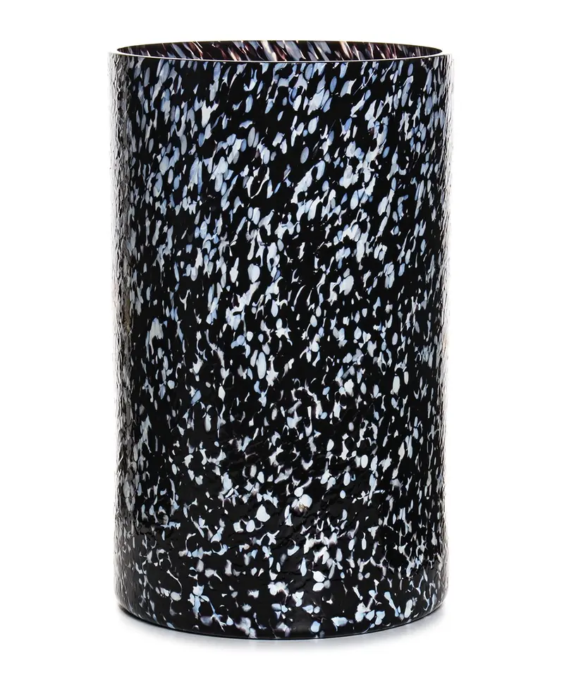 BLACK & WHITE EXTRA-TALL VASE
