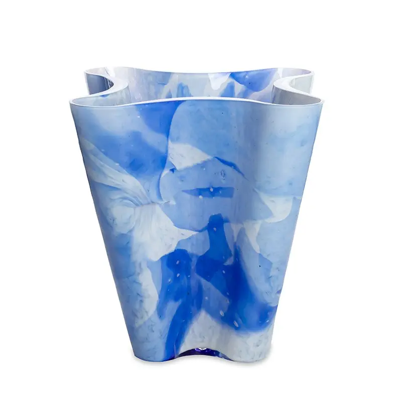 BLUE DIAMOND BUCKET VASE