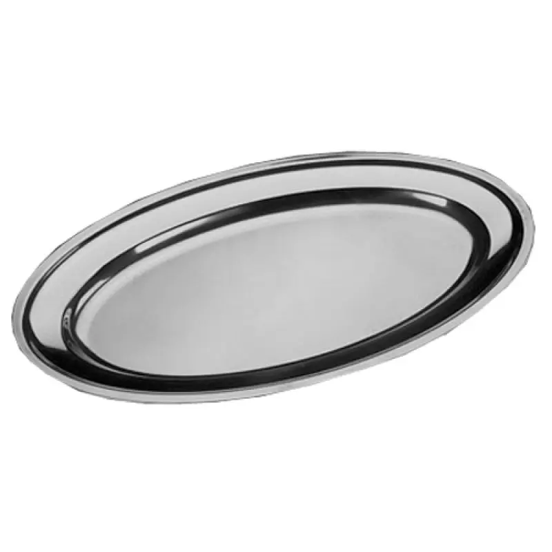 BORELLA BEST VASSOIO OVALE INOX CM.40