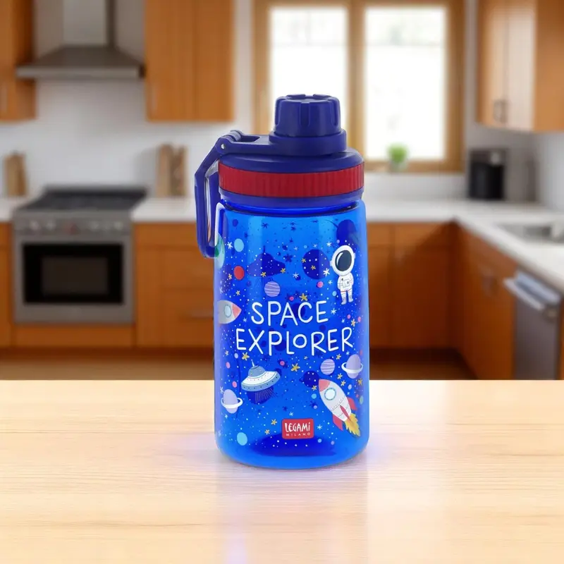 Borraccia per Bambini con Beccuccio – 400 ml – Let's Drink Space – Legami