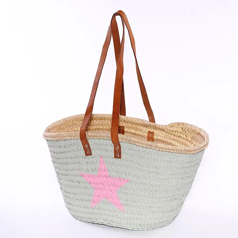 Borsa in palma con stella 45X21H25